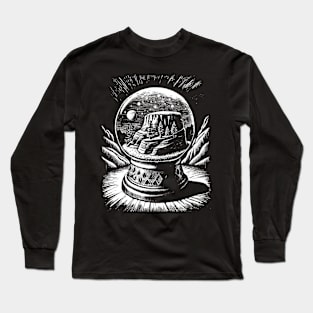 Grand Canyon in a snow globe Long Sleeve T-Shirt